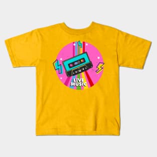 90s cassette tape Kids T-Shirt